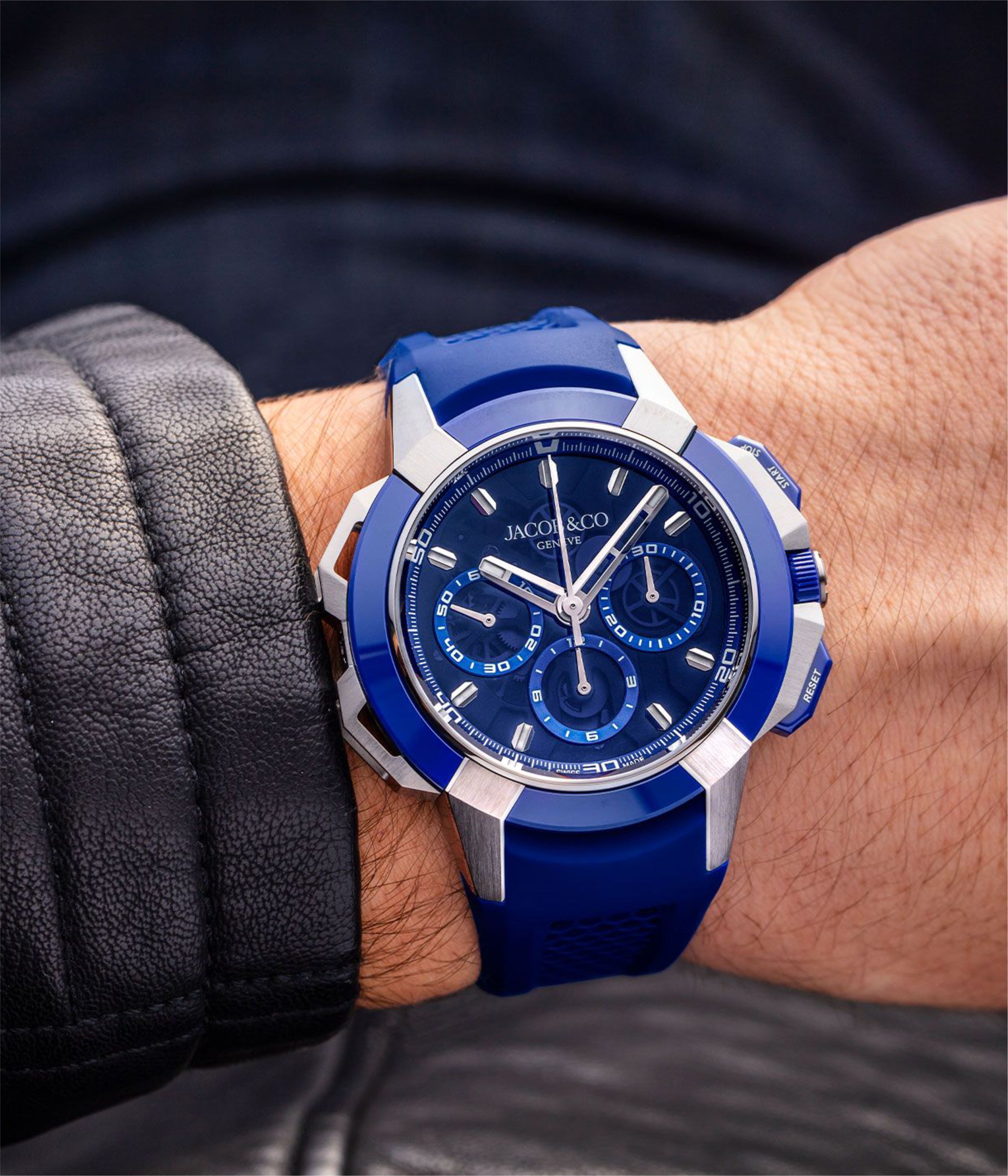 Jacob & Co. Epic X Chrono 44mm Tri-Compax