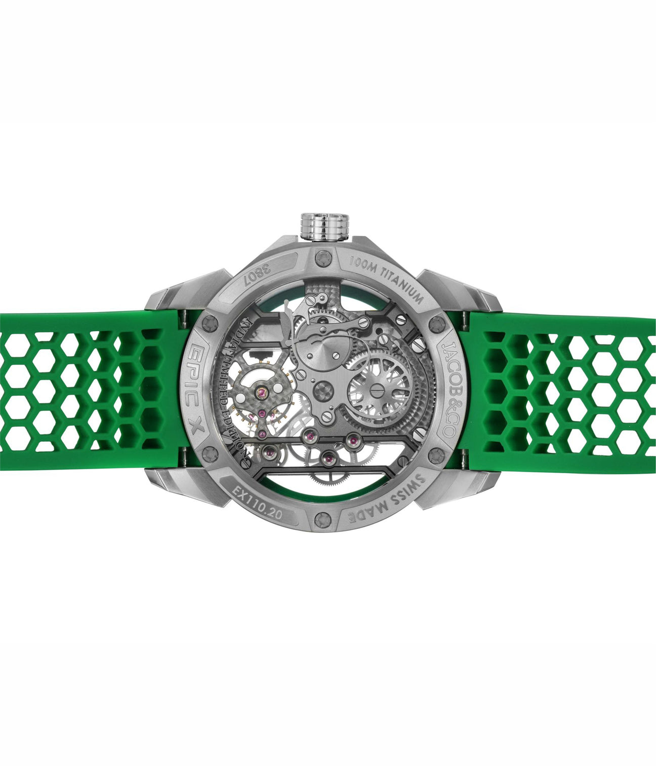 Jacob & Co. Epic X Titanium Green Neoralithe Inner Ring (Wonders of India Edition)