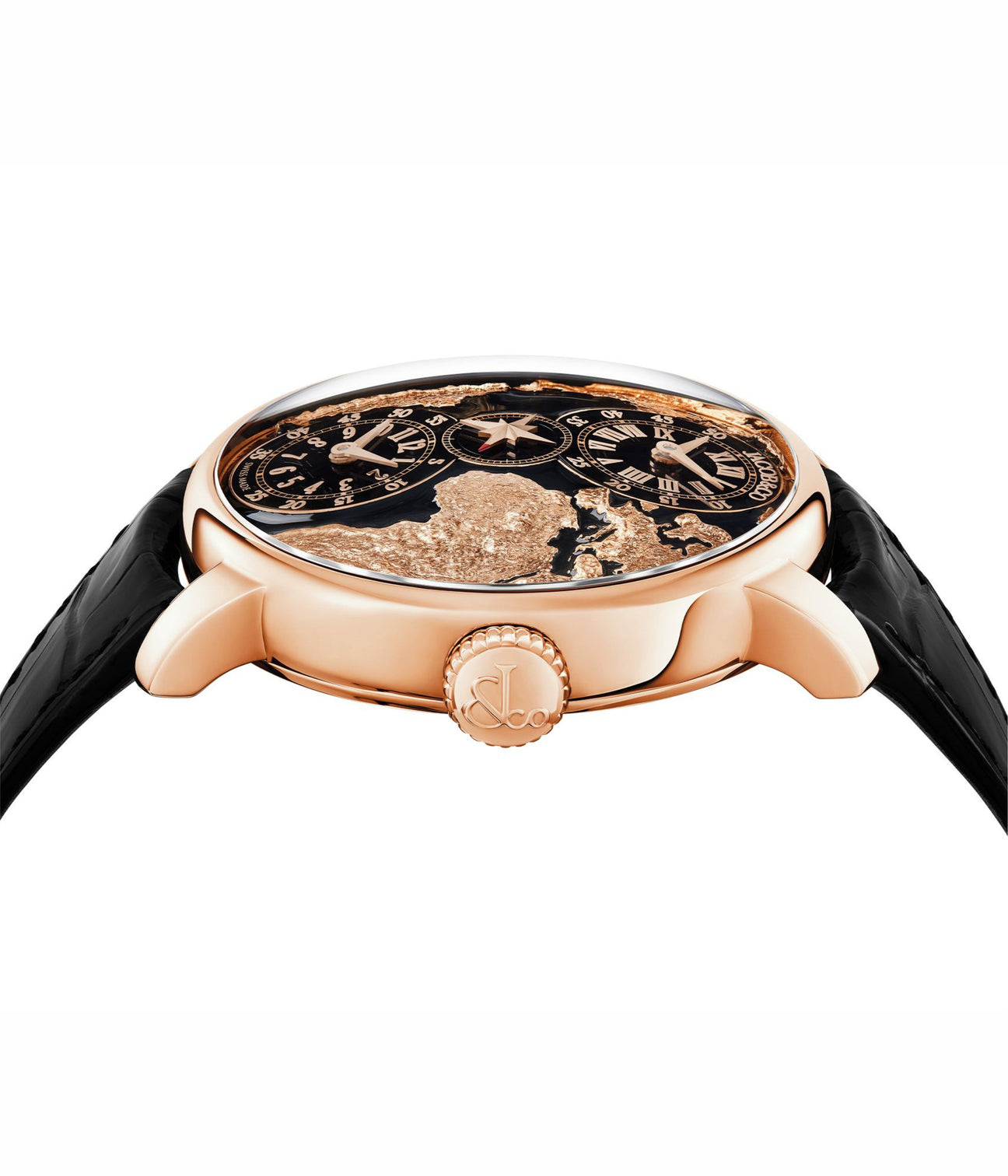 Jacob & Co. The World Is Yours Dual Time Zone Black